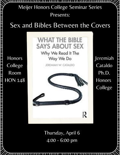 Sex and Bibles Between the Covers